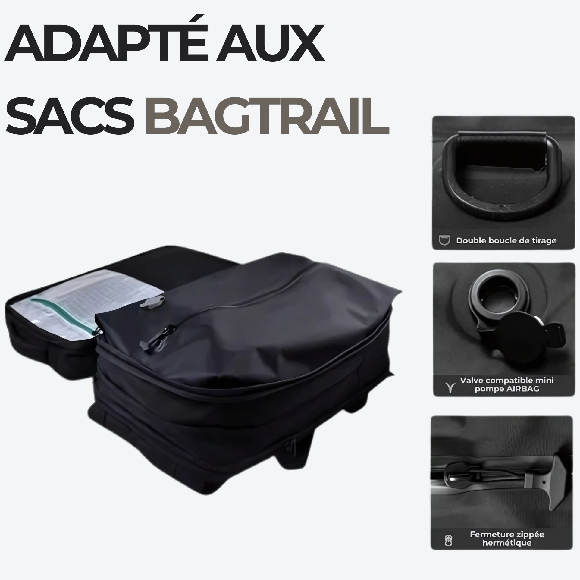 POCHE DE RANGEMENT SOUS VIDE BAGTRAIL - BagTrail